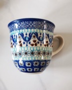 Kubek/ filiżanka V Bolesławiec  0,3 L ceramika wzór W.O-184 