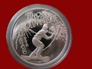 10 zł.  Zimowe Igrzyska Nagano - srebro