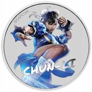 Street Fighter Chun Li 2022 1 oz ag kolor