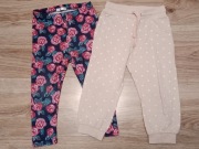 Zestaw spodni, legginsy 2 szt rozm. 92