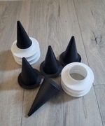 Tupperware Ultra pro stożki  8 sztuk