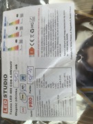 Taśma LED 480 COB FOB 4.9W/metr DC24V Ciepła 3000K PRO