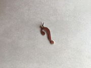 interpunkcyjny wisiorek ze srebra