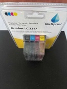 Zestaw tuszy Ink&Print Brother LC 3217 (XL, z chipem)