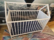 Łóżko łóżeczko dziecięce 2w1 tapczan styl skandynawski domek 120x60