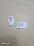 Adapter kart Przejściówka na NANO MICRO karta SIM oryginalne czytaj Opis