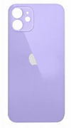 Szkło tylne iPhone 12 - purple ,klapka tylna, plecki, tył BIG HOLE