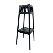 Vintage stojak / kwietnik drewniany – lata 60./70., modernistyczny design