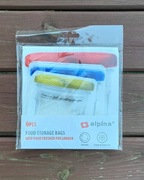 6x Torebki na żywność wielokrotnego użytku Alpina 