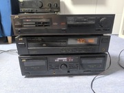 Zestaw/wieża JVC wzmacniacz, deck, CD