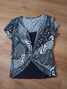 Czarno-biała bluzka Bhs M