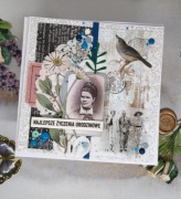 Kartka urodzinowa "Najlepsze życzenia"