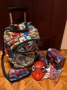 Mega zestaw SPIDERMAN: plecak na kółkach + torba treningowa + gratisy!