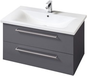 Szafka pod umywalkę 100x45 szara matowa WYSOKA JAKOŚĆ cichy domyk NOWA