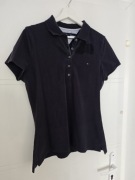 Koszulka polo z kołnierzykiem  Tommy Hilfiger granatowy rozmiar L