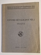 CENNIK DETALICZNY NR 2 1954/55