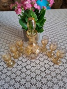 Karafka plus 6 kieliszków z czasów PRL