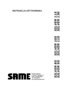 Instrukcja obsługi  Same Silver 85, 95, 105, 110, 115, 130 PL