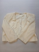 Kremowa marynarka M Chiara ślubna bolerko