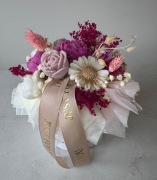 Bukiet ze świec sojowych, flowerbox, wieczny bukiet, prezent