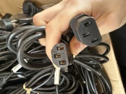 Przewody zasilające 30 sztuk do drukarki pralki dużego AGD kable nowe