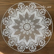 Rozeta Mandala szydełkowa Ozdoba domu Dekoracja 