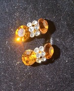 Klipsy vintage z PRL – piękny połysk, świetny stan