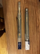 Prowadnice GTV GX kulkowe H45 L400 mm push to open pełny wysuw 2 szt