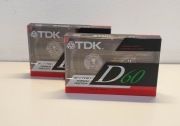 2x Kaseta magnetofonowa TDK D60 Nowa PRL2