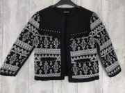 Katana kardigan Topshop 36 S frędzle ćwieki