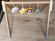 VIGA POLARB DREWNIANY PAŁĄK STOJAK EDUKACYJNY NA ZABAWKI DLA NIEMOWLĄT 0+