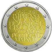 2 Euro - Portugalia z 2018 roku.