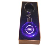 BRELOK 3D LED SZKŁO KOLOROWY DLA OPEL KRYSZTAŁ