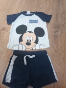 zestaw koszulka I szorty h&M 80 myszka miki