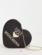 Torebka serce love moschino czarna mała 