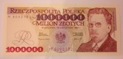 Milion złotych - 1 000 000 - 1 Milion złotych, NBP, seria M - 1993 UNC