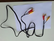 Przyłącze kabel RCA/RCA x 3      1,8m 