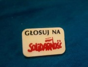 przypinka Solidarność z PRL 