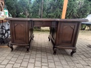 Biurko dębowe - antyk - lata 20-30 XX w.