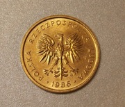 2  złote 1986 r.
