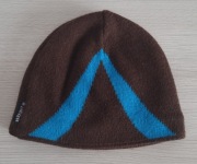 BRĄZOWA WEŁNIANA CZAPKA ZIMOWA LINDBERG BEANIE Z POLAROWĄ PODSZEWKĄ UNISEX