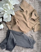 Komplet chłopięcy Polo oraz spodnie całość dresowka George 140/146 