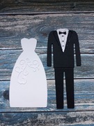 Scrapki ślub, wesele para młoda 