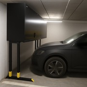 Box garażowy Szafa metalowa Solidpro TITAN - 2250 x 2100 x 900 mm 