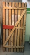 Drzwi drewniane 180x80 / garażowe / do komórki - solidne, ręczna robota