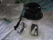 Kask motocyklowy retro xxl + okulary.