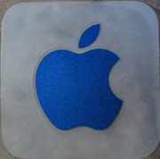 Naklejka Apple Niebieska (duża)