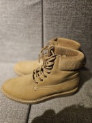 Botki kolor camel  40 bardzo mało używane b