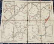 Stara niemiecka mapa dróg rowerowych 