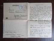 Feldpostbrief-II Wojna Światowa-1942 _list frontowy.Wermacht